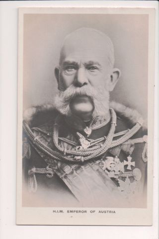 Vintage Postcard Emperor Franz Joseph I Of Austria Hungary