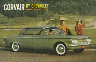 Vintage 1960 Chevrolet Corvair Dealer Sales Brochure