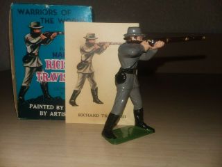 Vintage Marx Warriors Of The World Confederate Soldier Richard Travis Iii