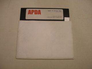 Apple Iic And Apple Iie System Disk 4.  02 By Apple Computer And Apda