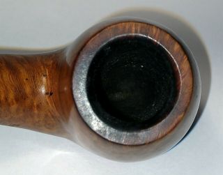 Vintage Peterson ' s Deluxe Estate Pipe with Sterling Silver Band 3