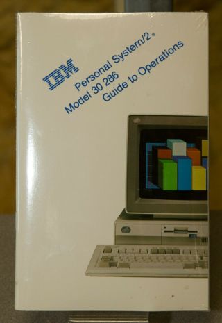 Ibm Ps/2 Model 30 286 Guide To Operations Reference Disk Vintage