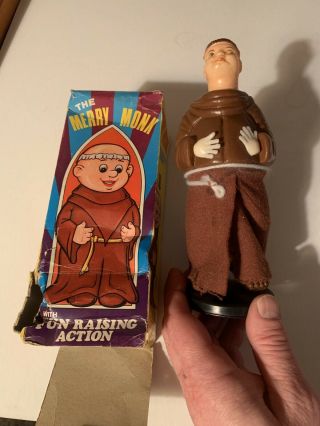 Novelty Joke Gag Gift The Merry Monk With Fun Raising Action Adult Naughty