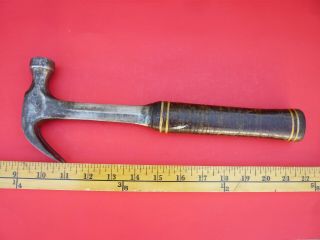 Vintage Estwing Claw Hammer 16 Oz Stacked Leather Handle Rockford Il Usa
