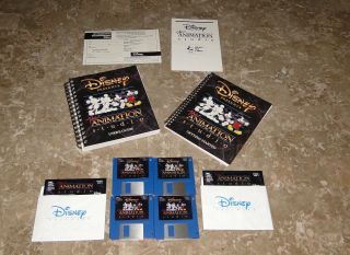 Vintage Disney Presents The Animation Studio Software Mickey Mouse Ibm Tandy Ver