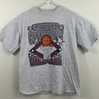 Vintage Arizona Wildcats 1997 Ncaa Basketball National Championship Shirt Size L