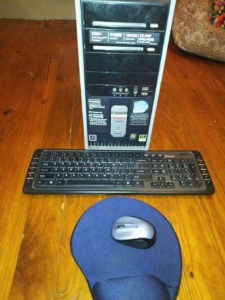 Compaq Presario Desktop Computer Tower With Keyboard And Mouse