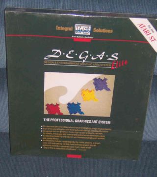 Degas/d.  E.  G.  A.  S Elite For Atari 520/1040 St Nib