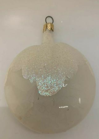 Vintage Kurt S Adler Disney Donald Duck Santa W/ Tree Glass Christmas Ornament 2