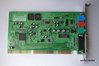 Creative Sound Blaster 16 Waveffects Model Ct4170 Isa Sound Card
