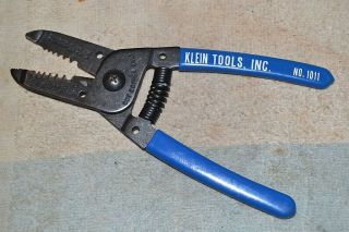 Klein 1011 Wire Cutter Stripper Multi - Tool 6 Inch Quality Vintage Usa Tool