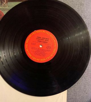 Janis Joplin ' s Greatest Hits LP Vinyl Record Album Vintage Music PC 32168 VG, 2
