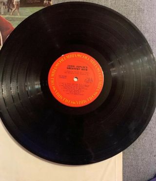 Janis Joplin ' s Greatest Hits LP Vinyl Record Album Vintage Music PC 32168 VG, 3