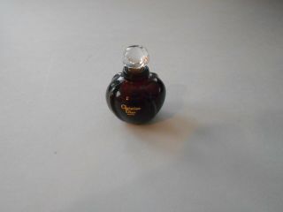 Vintage Miniature Christian Dior Paris Poison Espirit De Parfum Bottle 1/2 Full