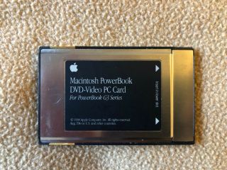 Macintosh Powerbook Dvd - Video Pc Card Pcmcia For G3 Series