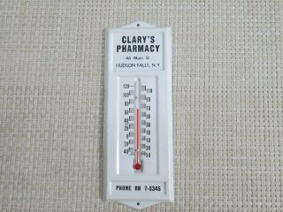 Vintage Metal Advertising Thermometer Clary 