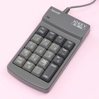 Vintage Tokyo Needs Co,  Ltd.  Tk - 7m Adb Numeric Keypad For Apple Macintosh