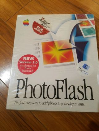 2.  0 Photoflash Macintosh Apple Mac Software