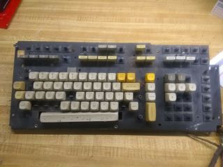 Vintage Rare Clicky Keyboard Hp Electronoic Board Art Gold Computer