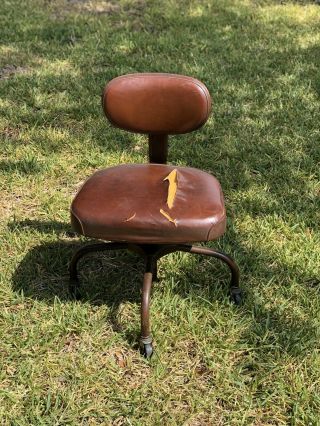 Vintage Cramer Air - Flow Chair Mid Century Industrial Steel Draftsman’s 1930s 575