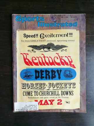 Sports Illustrated May 4,  1964 - The Kentucky Derby - Vin Scully - Claude Harmon