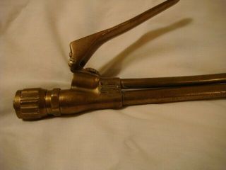 Vintage Purox Solid Brass Cutting Torch