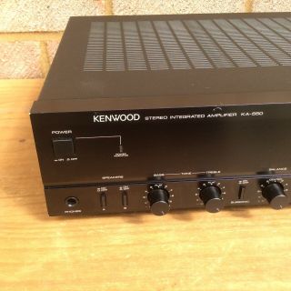 Kenwood Ka - 550 Vintage Stereo Amp - Integrated Amplifier With Mm/mc Phono Stage