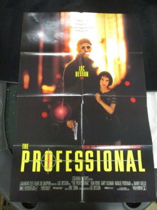 Vintage Movie Poster 1 Sh The Professional Jean Reno Gary Oldman 1994