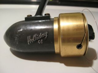Vintage,  Antique,  Collectible Holliday Spinning Reel.  Listed In Antique Fishin