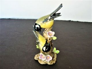 Vintage - Birds And Flowers - Porcelain,  Goebel West Germany Figurine.