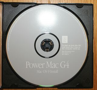 Power Mac G4 Os 9 Install Os 9.  2.  2 Macintosh Software Installation Cd 691 - 3363 - A