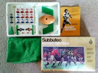 Vintage Subbuteo (boxed Set) Rugby Sevens 7 