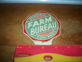 Farm Bureau Insurance License Plate Topper Vintage