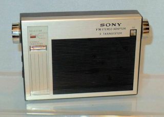 Vintage Sony 9 Transistor Fm Adaptor Model Sta - 110 Made In Japan,  Multiplex