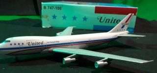 1:500 Scale Big Bird United Airlines Boeing 747 - 100 Airplane Friend Ship Livery 3
