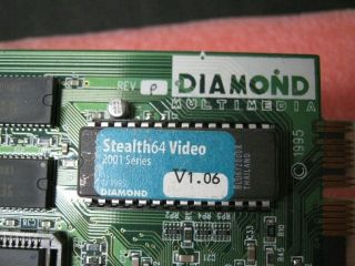 Vintage DIAMOND STEALTH 64 - = - Video 2001 - = - PCI VGA Video Card 3