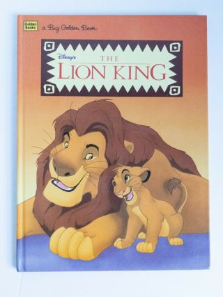 Disney’s The Lion King A Big Golden Book 1994 Vintage