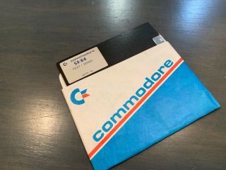 Rare Commodore Sx - 64 Demo Disk W/sleeve