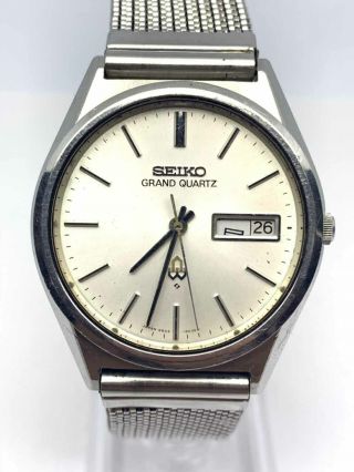 Vintage Seiko Grand Quartz Gq 4843 - 8110 Quartz Wrist Watch Japan