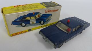 Vintage Dinky Toys Pontiac Parisienne R.  C.  M.  P Car 252
