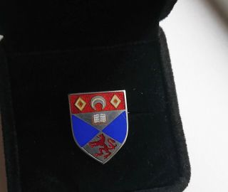 Vintage Sterling Silver & Enamel St Andrews University Badge