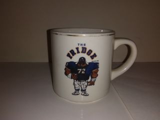 Vintage Chicago Bears 1985 William The Fridge Perry Coffee Mug
