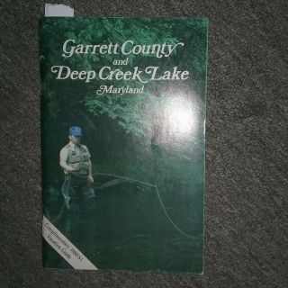 1980 - 1981 Vintage Rare Garrett County & Deep Creek Lake Maryland Guide