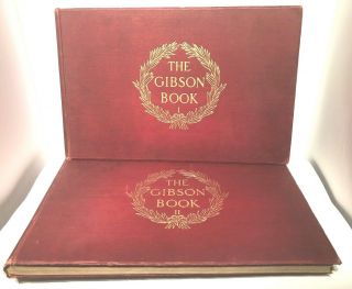The Gibson Book,  Vol 1&2 Victorian Style Guides Charles Gibson Ca.  1907 2 Books