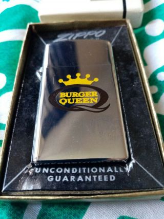 1974 Vintage Slim Zippo Never Been Fueled Fully