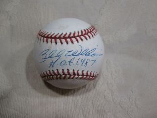 Vintage Billy Williams Auto Signed Baseball Chicago Cubs Rare Great Gift Idea
