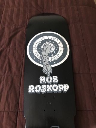 Santa Cruz Skateboards Rob Roskopp “target “ Skateboard Deck - Ashes To Ashes