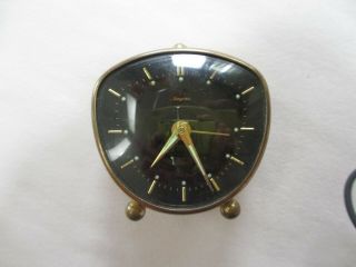 Vintage Very Rare Mid Century Dugena Alarm Clock Made In Germany Great Cond.