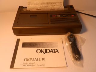 Ithistory (198x) Rare Hardware: Okidata Okimate 10 Printer (commodore)