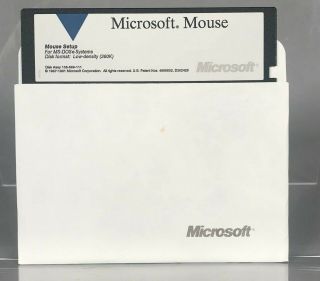 Microsoft - Mouse For Ms - Dos Systems - 5.  25 " Floppy 1991